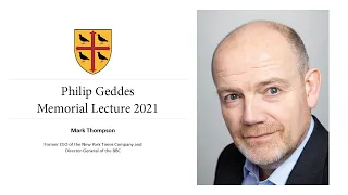 Philip Geddes Memorial Lecture 2021