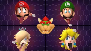 Mario Party Superstars - Minigames - Peach vs Rosalina vs Yeti Kong vs Yoshi