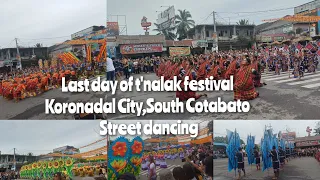 Last Day Of T'nalak Festival!      Street Dancing & Sharing the Culture ( Koronadal City,Mindanao)