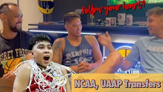 REACTION: UAAP, NCAA Transfer Market - LOYALTY gone? | Mike Cortez to son Jacob: Follow your heart