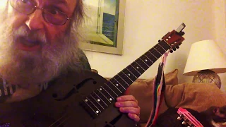 Messiahsez Guitar Lesson In Open D On My National Steel NPB12 With The Katana And Insanity
