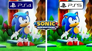 Sonic Superstars PS4 vs PS5 Graphics Comparison