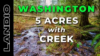 5 Acres of Washington Land for Sale with Creek & Utilities • LANDIO