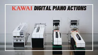 Kawai Digital Piano Action Comparison (Key Touch, Weighted Keys)