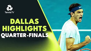 Fritz Battles Giron; Wolf and Tiafoe Clash | Dallas 2023 Quarter-Final Highlights