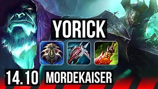 YORICK vs MORDEKAISER (TOP) | Rank 4 Yorick, 1400+ games | EUW Master | 14.10