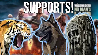 NEW SUPPORT UNITS SHIVA DOG AND WHISPERER MASK SNEAK PEEK IN TWD NO MAN'S LAND