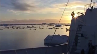 Antarctic Sunrise | Beautiful  Sunrise | Icebergs | Environment | 2002