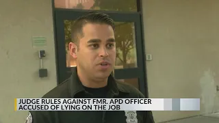 Judge rules against former APD officer who said he was wrongfully fired