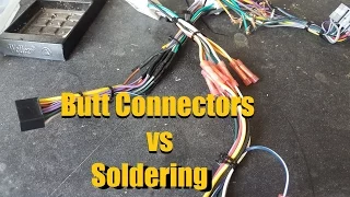 Butt Connectors vs Solder | Crimping vs Soldering | Wire Connections | AnthonyJ350