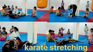 karate stretching is really painful part-2 #sachinkarate karate stretching pain , karate leg split