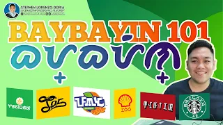 Baybayin 101 (Pagsulat, Pagsasalin, at Pagbabasa) | Stephen Doria #17