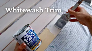 How To Whitewash Pine