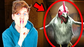 BIG SCARY CHICKEN *ATTACKED US!?* (LANKYBOX Playing CHICKEN FEET Full Game)