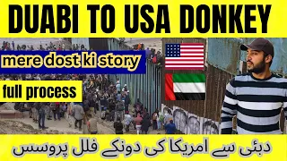 Dubai to USA donkey | Dubai se usa jane ka tarika | UAE to america donkey | dubai to mexico donkey