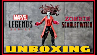 Marvel Legends Zombie Scarlet Witch (UNBOXING) What If? Series