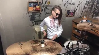 Країна Мрій (Воплі Відоплясова) - Drum cover by Kate Kuziakina, 11 y.o. girl drummer