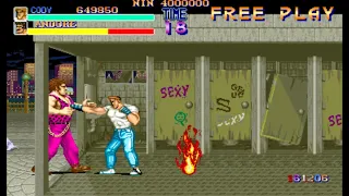 Final Fight Arcade Cody Punch Only Combo with Cheats