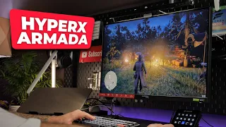 Огляд HyperX Armada - ігровий монітор з кронштейном