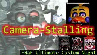 FNaF Ultimate Custom Night - Camera-Stalling and Office-Stalling (Lefty, Rockstar Chica, Plushies)