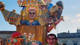 Carnevale di Acireale 2024: I carri Allegorici Grotteschi in cartapesta