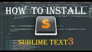 how to download and install sublime text editior for windows10  - 2018