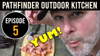 Summer Sausage Outdoor Cooking with the Pathfinder Outdoor Kitchen Episode 5