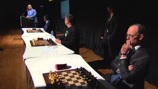 [SHORT VERSION] Magnus Carlsen Blind & Timed Chess Simul at the Sohn Conference in NYC