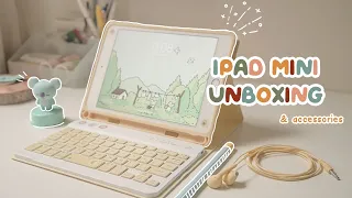 IPAD UNBOXING 🍳 ipad mini 5 in 2021, accessories & decor | Indonesia