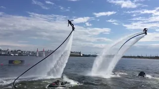 Флайбоард (реактивный рюкзак) на Red Bull Air Race