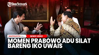 Momen Prabowo Adu Silat Bareng Iko Uwais
