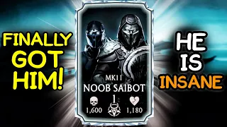 MK Mobile. I GOT NOOB SAIBOT! He is SO GOOD! Epic MK11 Team Gameplay.