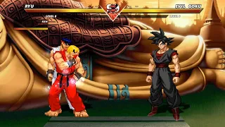 ICE RYU & FIRE KEN vs EVIL GOKU - The greatest fight ever❗🔥