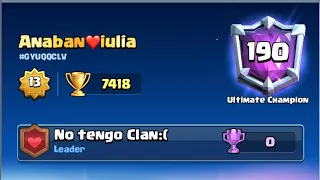 ¿Subiendo Copas en el Top Global? +7400 Copas!!🏆Tilt *me enojo* 😡| Clash Royale -Anaban CR