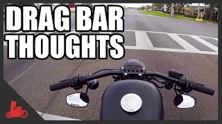 Drag Bar Thoughts on Harley Iron 883