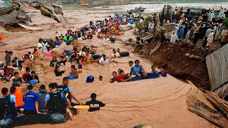 Deserts are covered with hundreds of rivers! Record floods in Ibri, Oman