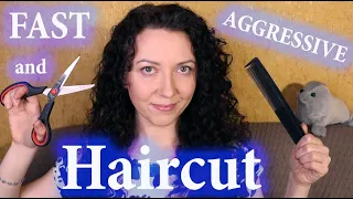 ♥♠♣ АСМР стрижка ♥  ASMR / Fast and Aggressive haircut