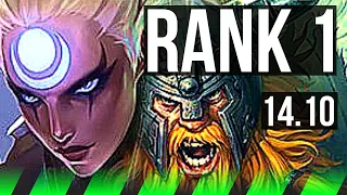 DIANA vs OLAF (JGL) | Rank 1, Rank 1 Diana, 10/5/15 | EUW Challenger | 14.10