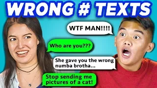 TEENS READ 10 WRONG NUMBER TEXTS (REACT)