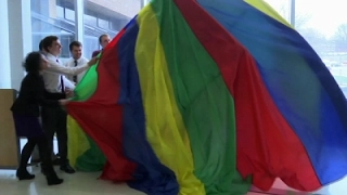 U. Mich. Students Unveil 1,500-lb Rubik’s Cube