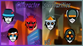 INCREDIGEEK: ARE THERE SIMILARITIES IN V6 AND V8 CHARACTERS?