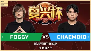 WC3 - Rejuvenation Cup: [NE] Foggy vs. Chaemiko [HU] (Playday 21)
