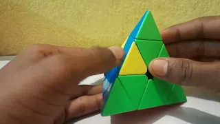 how to solve pyramix cube under 1 min without any trick