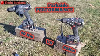 60Nm VS 80Nm Parkside Performance PABSP 20Li B2 VS  PSBSAP 20 Li B2 🔋