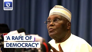 'A Rape Of Democracy' Atiku Slams INEC Over Failure To Upload Results