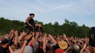 Wheelchair Crowd Surfing Carolina Rebellion