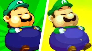 Mario & Luigi: Bowser's Inside Story 3DS - All Special Attacks Comparison (3DS vs Original)
