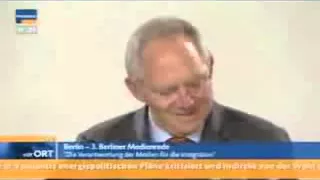 Schäuble verspricht sich und sagt die Wahrheit