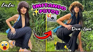 IMITANDO FOTOS DE DUA LIPA🔥 Por UNA SEMANA ¿¡es MI HERMANA GEMELA?! Lulu VS Dua Lipa - Lulu99