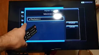 Como  controlar PS4 con el control remoto de la TV por HDMI